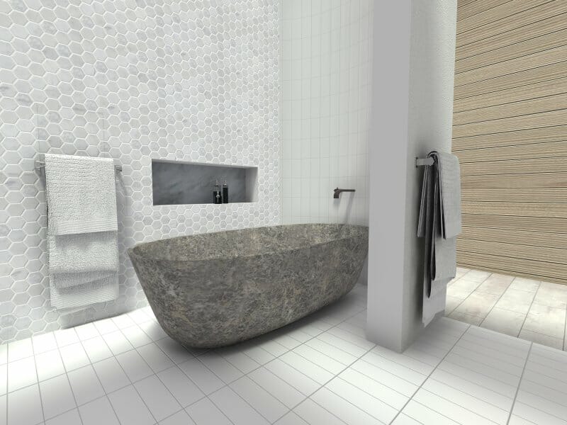 طراحی حمام به سبک مدرن